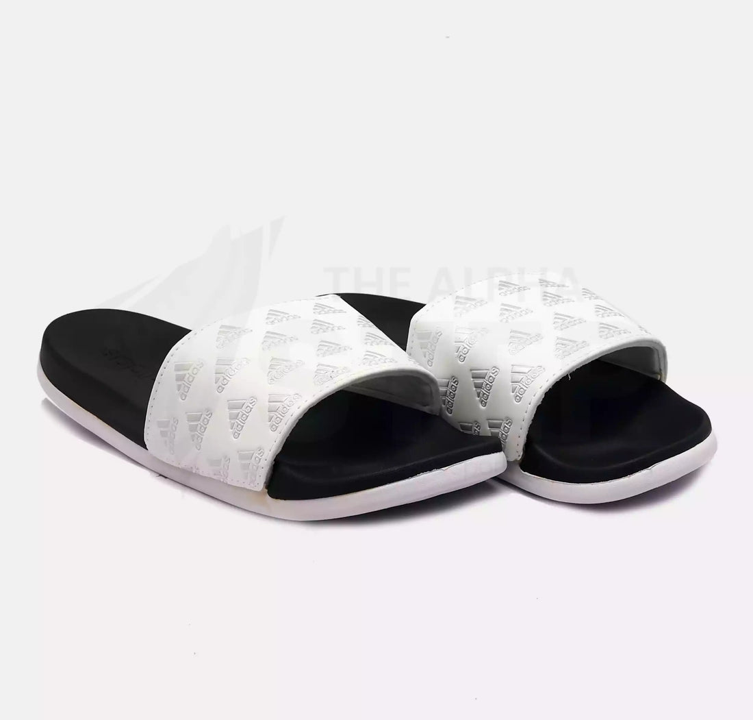Adidas Cloud foam Slides (White)
