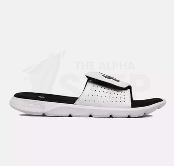 Under Armour Slides (White)